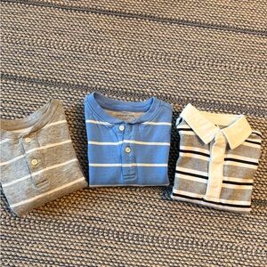 Super Cute Set of Three Toddlers Janie & Jack Long Sleeve Shirts